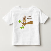 Little Monkey Custom Toddler Fine Jersey T-Shirt (Voorkant)