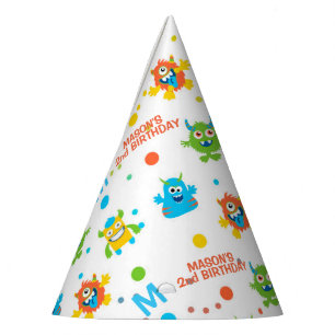 Little Monster 2e verjaardagsfeest Pet Feesthoedjes