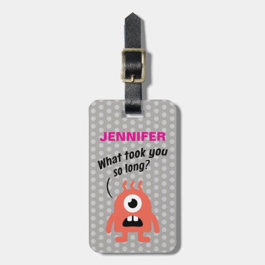 Little Monster () Bagagelabel (Voorkant verticaal)