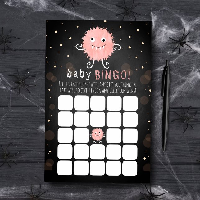 Little Monster Halloween Baby shower Bingo (Creator heeft geüpload)