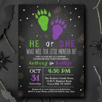Little Monster Halloween Gender Release Party