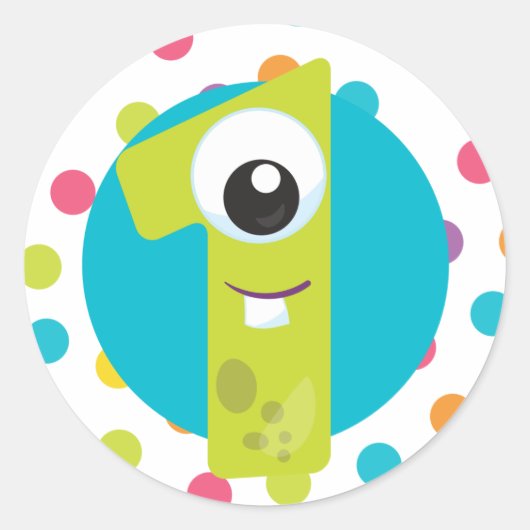 Little Monster ONE sticker (Voorkant)