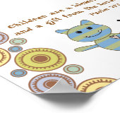 Little Monsters Christelijk Bijbel Verse Poster (Hoek)