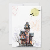 Little Monsters' Night Out Invitation Flat Kaart (Achterkant)