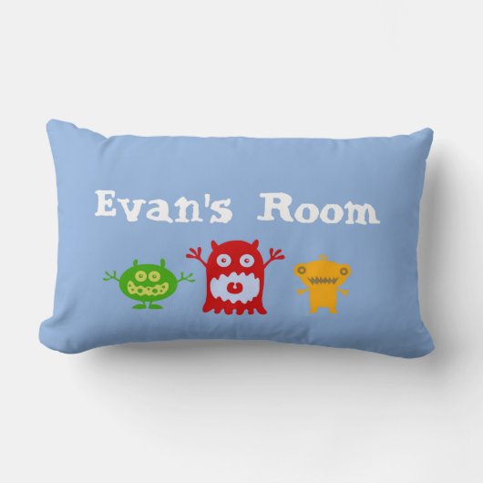 Little Monsters Personalized Pillow Kussen (Voorkant)