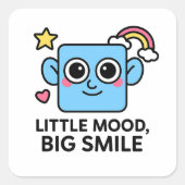 Little Mood Big Smile - Cute Smilo sticker sheet. (Devant)