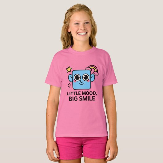 Little Mood, Big Smile - Schattigee Smilo Kinder T T-shirt (Voorkant volledig)