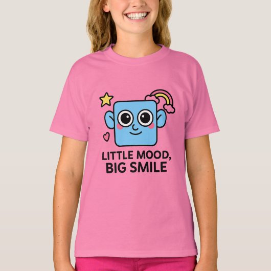 Little Mood, Big Smile - T-shirt pour enfants mign (Devant)