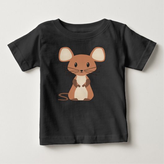 Little Mouse Baby Shirt (Voorkant)