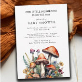 Little Mushroom Baby shower Kaart
