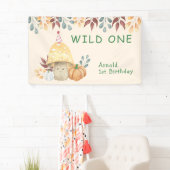 Little Mushroom eerste verjaardagsfeestje Spandoek (Insitu)