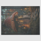 Little Mushroom House Decoupage Tissuepapier (Voorkant)