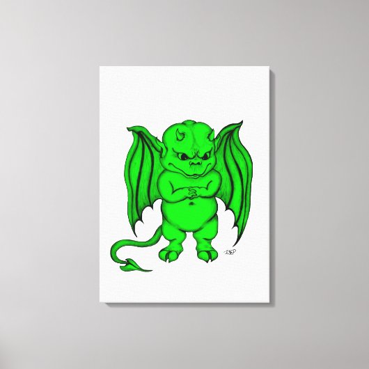 Little nasty Devil Canvas Afdruk (Voorkant)