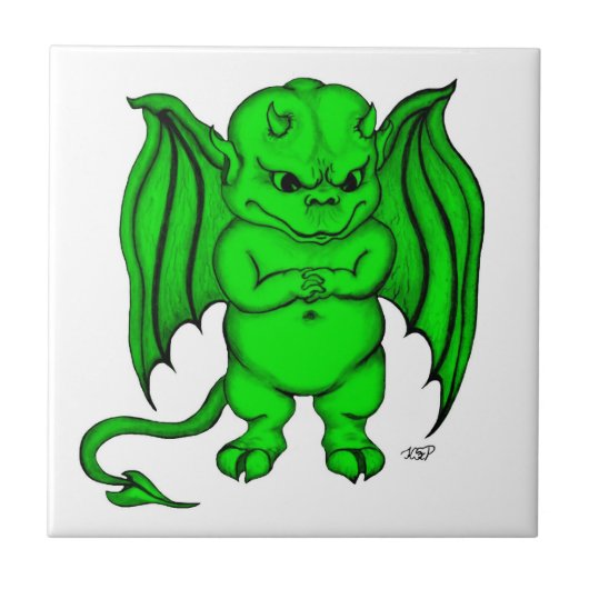 Little nasty Devil Tegeltje (Voorkant)