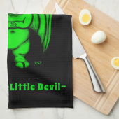 Little nasty Devil Theedoek (Quarter Fold)