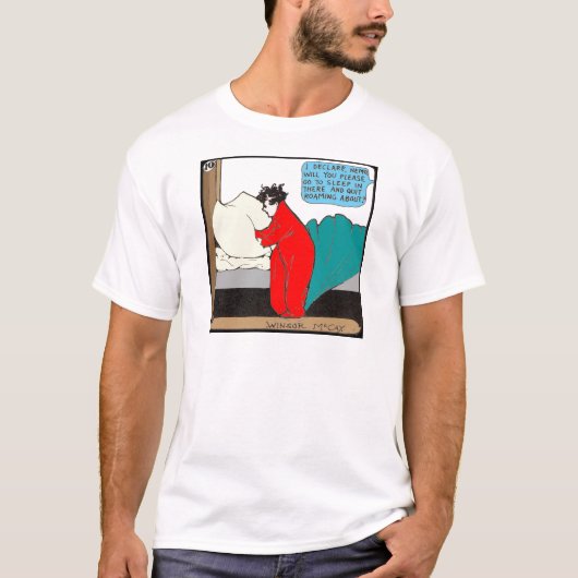 "Little Nemo" in Bed T-shirt (Voorkant)