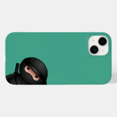 Little Ninja Warrior on Green Case-Mate iPhone Case (Achterkant (horizontaal))