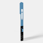 Little Ninja Warrior op Blue Case-Mate iPhone Case (Achterkant / Links)