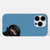 Little Ninja Warrior op Blue Case-Mate iPhone Case (Achterkant (horizontaal))
