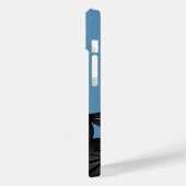 Little Ninja Warrior op Blue Case-Mate iPhone Case (Achterkant / Links)