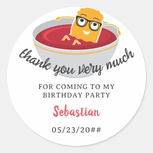 Little Nugget elke leeftijd peuter jongen verjaard Ronde Sticker (Voorkant)