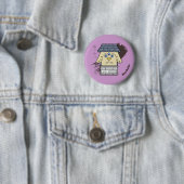 Little Nurikabe Yokai Ronde Button 5,7 Cm (In situ)