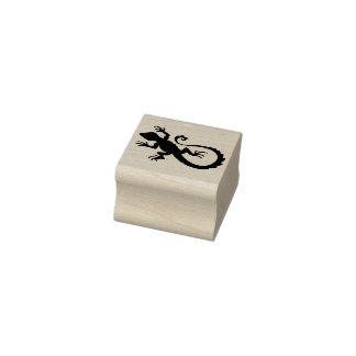 LITTLE NZ GEKO RUBBERSTEMPEL