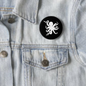 Little Octopus Squid Kraken Button (In situ)