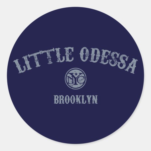 Little Odessa Ronde Sticker (Voorkant)