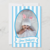 Little One Bow 1st Birthday Photo Invitations (Dos)
