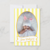 Little One Bow 1st Birthday Photo Invitations (Dos)
