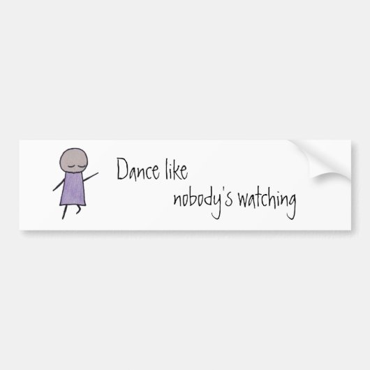 Little One dansbumper sticker (Voorkant)
