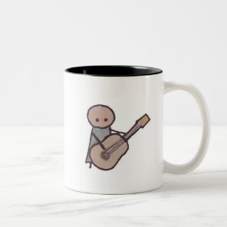 Little One guitar-mok met twee toonkleuren Tweekleurige Koffiemok