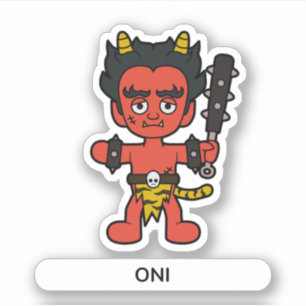 Little Oni- Japans Folklore Sticker