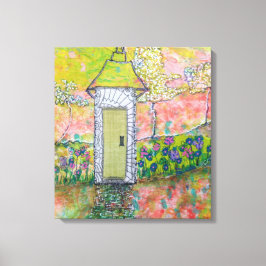 Little Oriental House Canvas Afdruk