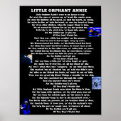 LITTLE ORPHANT ANNIE POEM POSTER (Voorkant)