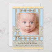 Little Owl Birth Announement Aankondiging (Voorkant)