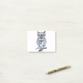Little Owl Tattoo Flash Idea Cartoon Owl Post-it® Notes (Op bureau)
