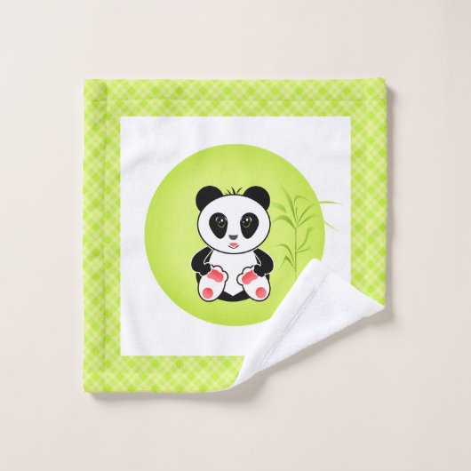 Little Panda Bad Handdoek (Wasdoekje)