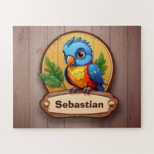 Little Parrot gepersonaliseerd Legpuzzel