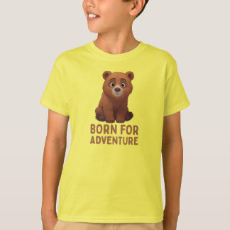 Little Paw "Geboren voor Avontuur" T-shirt