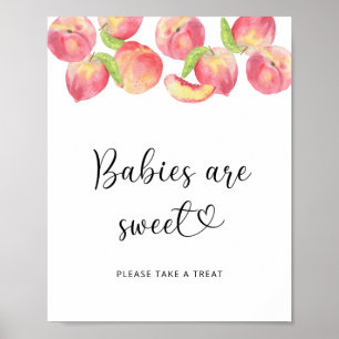 little peach - baby's zijn lief poster