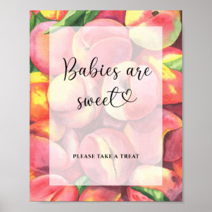 little peach - baby's zijn lief poster