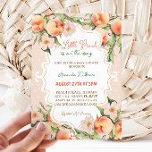 Little Peach Floral roze zomer baby meisje douche Kaart