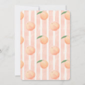 Little Peach is on the Way Baby Shower Invitation (Dos)
