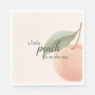 Little Peach is on the Way Baby Shower Servet