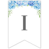 Little Peanut Boy Blue Olifant Douche Sprinkle Vlaggetjes (Derde vlag)