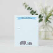 Little Peanut Elephant Bedankkaart (Staand voorkant)