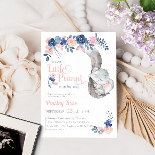 Little Peanut Floral Baby Olifantsdouche Kaart