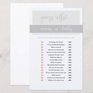 Little Peanut Olifant Boy Baby shower spel